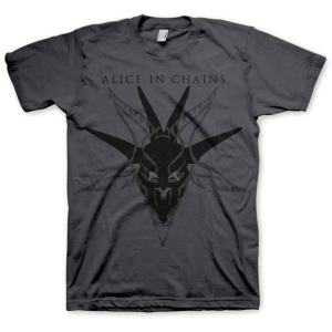 Alice In Chains - Black Skull Uni Char ryhmässä MERCH / T-paita / Rockoff_Nya April24 @ Bengans Skivbutik AB (5525800r)