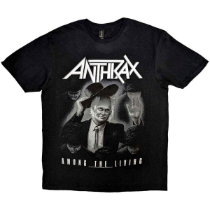 Anthrax - Among The Living Uni Bl ryhmässä MERCH / T-paita / Rockoff_Nya April24 @ Bengans Skivbutik AB (5526158r)