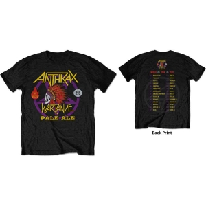 Anthrax - Wardance Pale Ale World Tour 2018 Uni Bl ryhmässä MERCH / T-paita / Rockoff_Nya April24 @ Bengans Skivbutik AB (5526175r)