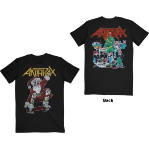 Anthrax - Vintage Christmas Uni Bl ryhmässä MERCH / T-paita / Rockoff_Nya April24 @ Bengans Skivbutik AB (5526180r)