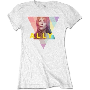 A Star Is Born - Ally Geo-Triangle Lady Wht ryhmässä MERCH / T-paita / Rockoff_Nya April24 @ Bengans Skivbutik AB (5526285r)