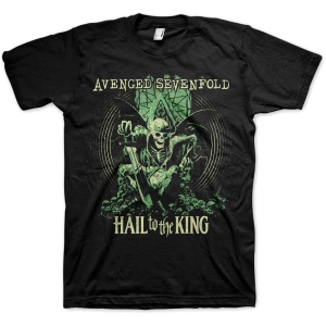 Avenged Sevenfold - Hail To The King En Vie Uni Bl ryhmässä MERCHANDISE / T-paita / Hårdrock @ Bengans Skivbutik AB (5526336)