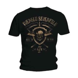 Avenged Sevenfold - Shield & Sickle Uni Bl  2 ryhmässä MERCHANDISE / T-paita / Hårdrock @ Bengans Skivbutik AB (5526356)