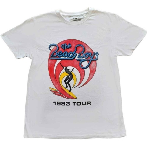 The Beach Boys - Surfer '83 Vtge Uni Wht ryhmässä MERCH / T-paita / Rockoff_Nya April24 @ Bengans Skivbutik AB (5526612r)