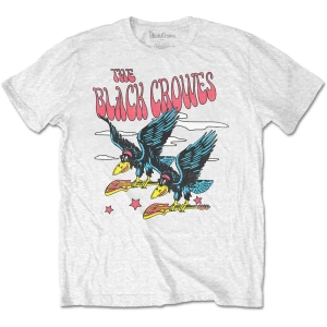 The Black Crowes - Flying Crowes Uni Wht ryhmässä MERCH / T-paita / Rockoff_Nya April24 @ Bengans Skivbutik AB (5526615r)