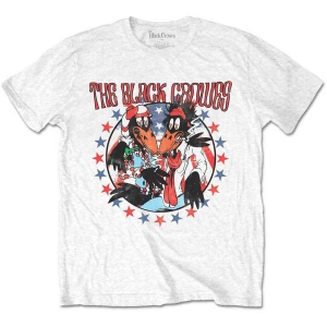 The Black Crowes - Americana Uni Wht ryhmässä MERCH / T-paita / Rockoff_Nya April24 @ Bengans Skivbutik AB (5526616r)