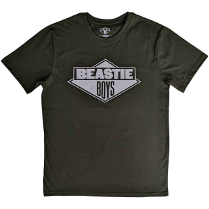 Beastie Boys - B&W Logo Uni Green ryhmässä MERCHANDISE / T-paita / Hip Hop-Rap @ Bengans Skivbutik AB (5526680r)