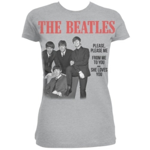 The Beatles - Please Please Me Lady Grey ryhmässä MERCHANDISE / T-paita / Pop-Rock @ Bengans Skivbutik AB (5527343)