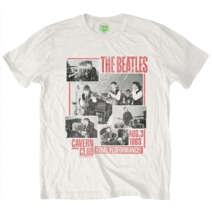 The Beatles - Final Performance Uni Wht ryhmässä MERCH / T-paita / Rockoff_Nya April24 @ Bengans Skivbutik AB (5527397r)