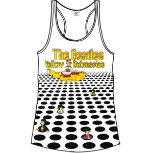 The Beatles - Sea Of Holes & Logo Lady Wht Vest: ryhmässä MERCH / T-paita / Rockoff_Nya April24 @ Bengans Skivbutik AB (5527404r)