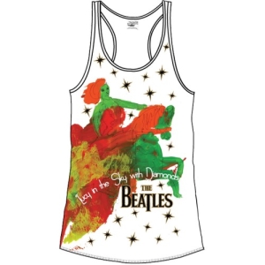 The Beatles - Lucy In The Sky Lady Wht Vest: ryhmässä MERCH / T-paita / Rockoff_Nya April24 @ Bengans Skivbutik AB (5527405r)