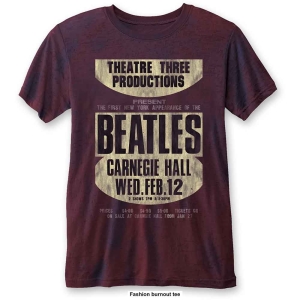 The Beatles - Carnegie Hall Bo Uni Navy/Red ryhmässä MERCH / T-paita / Rockoff_Nya April24 @ Bengans Skivbutik AB (5527420r)