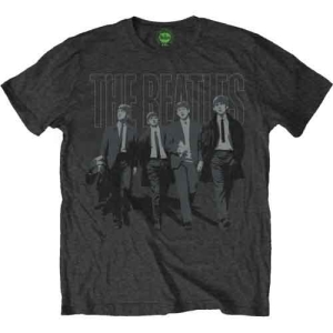 The Beatles - Walking In London On Logo Uni Drk Grey ryhmässä MERCH / T-paita / Rockoff_Nya April24 @ Bengans Skivbutik AB (5527431r)