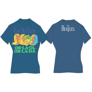 The Beatles - Vtge Ob La Di Lady Navy ryhmässä MERCH / T-paita / Rockoff_Nya April24 @ Bengans Skivbutik AB (5527455r)