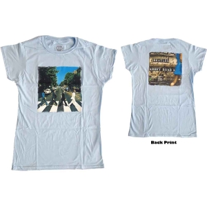 The Beatles - Vtge Abbey Road Lady Lht Blue ryhmässä MERCH / T-paita / Rockoff_Nya April24 @ Bengans Skivbutik AB (5527466r)