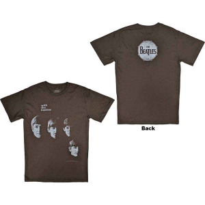 The Beatles - Vtge With Beatles Uni Brown ryhmässä MERCH / T-paita / Rockoff_Nya April24 @ Bengans Skivbutik AB (5527476r)