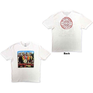 The Beatles - Vtge Sgt Pepper Uni Wht ryhmässä MERCH / T-paita / Rockoff_Nya April24 @ Bengans Skivbutik AB (5527482r)