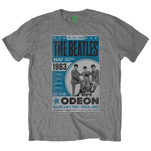 The Beatles - Odeon Poster Uni Grey ryhmässä MERCH / T-paita / Rockoff_Nya April24 @ Bengans Skivbutik AB (5527483r)