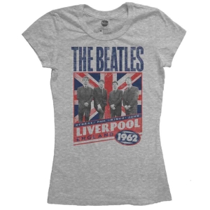 The Beatles - Liverpool England 1962 Lady Grey ryhmässä MERCH / T-paita / Rockoff_Nya April24 @ Bengans Skivbutik AB (5527487r)