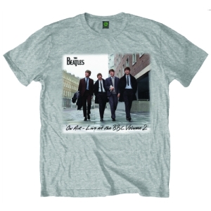 The Beatles - On Air Uni Grey ryhmässä MERCH / T-paita / Rockoff_Nya April24 @ Bengans Skivbutik AB (5527768r)