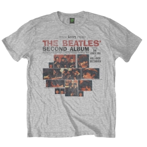 The Beatles - Second Album Uni Grey ryhmässä MERCH / T-paita / Rockoff_Nya April24 @ Bengans Skivbutik AB (5527773r)