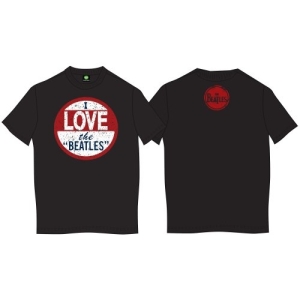 The Beatles - Vtge I Love The Beatles Uni Bl ryhmässä MERCH / T-paita / Rockoff_Nya April24 @ Bengans Skivbutik AB (5527776r)