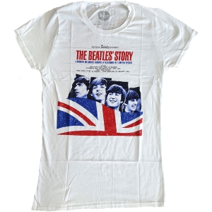 The Beatles - Beatles Story Lady Wht ryhmässä MERCH / T-paita / Rockoff_Nya April24 @ Bengans Skivbutik AB (5527780r)