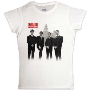 The Beatles - Beatles In Liverpool Lady Wht ryhmässä MERCH / T-paita / Rockoff_Nya April24 @ Bengans Skivbutik AB (5527782r)