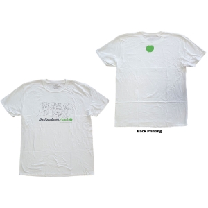 The Beatles - On Apple Uni Wht ryhmässä MERCH / T-paita / Rockoff_Nya April24 @ Bengans Skivbutik AB (5527787r)