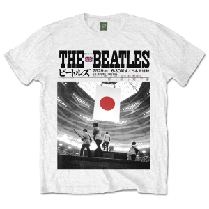 The Beatles - Live At The Budokan Uni Wht  1 ryhmässä MERCH / T-paita / Rockoff_Nya April24 @ Bengans Skivbutik AB (5527799r)