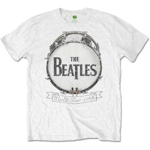 The Beatles - World Tour 1966 Uni Wht ryhmässä MERCH / T-paita / Rockoff_Nya April24 @ Bengans Skivbutik AB (5527814r)