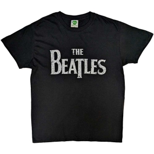 The Beatles - Vtge Drop T Logo Uni Bl ryhmässä MERCH / T-paita / Rockoff_Nya April24 @ Bengans Skivbutik AB (5528302r)