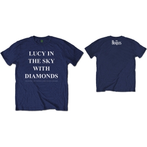 The Beatles - Lucy? Uni Navy ryhmässä MERCH / T-paita / Rockoff_Nya April24 @ Bengans Skivbutik AB (5528307r)