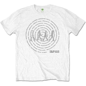 The Beatles - Abbey Road Songs Swirl Uni Wht ryhmässä MERCH / T-paita / Rockoff_Nya April24 @ Bengans Skivbutik AB (5528321r)