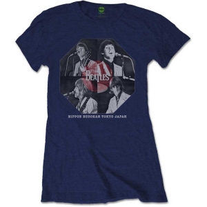 The Beatles - Budokan Octagon Lady Navy ryhmässä MERCH / T-paita / Rockoff_Nya April24 @ Bengans Skivbutik AB (5528332r)