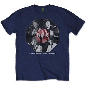 The Beatles - Budokan Octagon Uni Navy ryhmässä MERCH / T-paita / Rockoff_Nya April24 @ Bengans Skivbutik AB (5528333r)