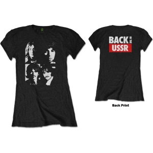 The Beatles - Back In The Ussr Lady Bl ryhmässä MERCH / T-paita / Rockoff_Nya April24 @ Bengans Skivbutik AB (5528338r)