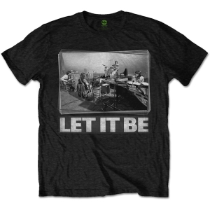 The Beatles - Let It Be Studio Uni Bl ryhmässä MERCH / T-paita / Rockoff_Nya April24 @ Bengans Skivbutik AB (5528342r)