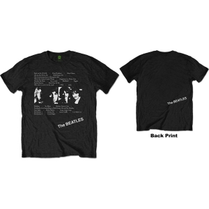 The Beatles - White Album Tracks Uni Bl ryhmässä MERCH / T-paita / Rockoff_Nya April24 @ Bengans Skivbutik AB (5528352r)