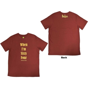 The Beatles - When I'm Sixty Four Uni Red ryhmässä MERCH / T-paita / Rockoff_Nya April24 @ Bengans Skivbutik AB (5528358r)