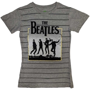 The Beatles - Leaping Gold Foil Striped Lady Grey ryhmässä Minishops / Beatles @ Bengans Skivbutik AB (5528886)