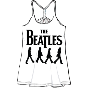 The Beatles - Abbey Road Silhouette Bbydll Lady Wht Ve ryhmässä Minishops / Beatles @ Bengans Skivbutik AB (5528891)