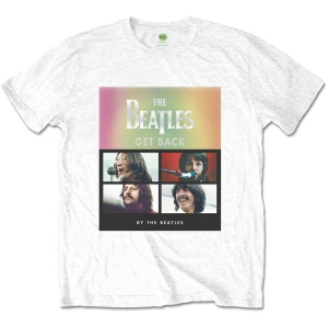 The Beatles - Album Faces Gradient Uni Wht ryhmässä MERCH / T-paita / Rockoff_Nya April24 @ Bengans Skivbutik AB (5528952r)