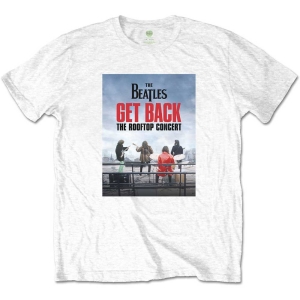 The Beatles - Rooftop Concert Uni Wht ryhmässä MERCH / T-paita / Rockoff_Nya April24 @ Bengans Skivbutik AB (5528955r)