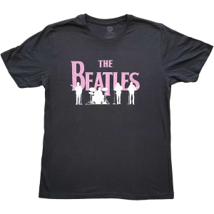 The Beatles - Band Silhouettes Uni Bl ryhmässä MERCH / T-paita / Rockoff_Nya April24 @ Bengans Skivbutik AB (5528959r)