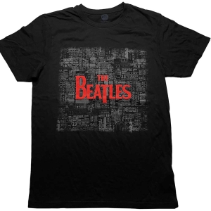 The Beatles - Tickets & Logo Uni Bl ryhmässä MERCH / T-paita / Rockoff_Nya April24 @ Bengans Skivbutik AB (5528970r)