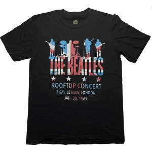 The Beatles - Rooftop Flag Uni Bl ryhmässä MERCH / T-paita / Rockoff_Nya April24 @ Bengans Skivbutik AB (5528975r)