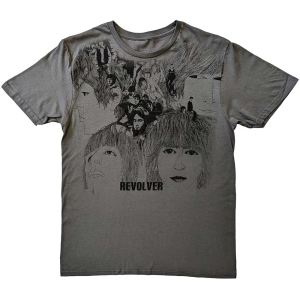 The Beatles - Revolver Uni Grey ryhmässä MERCH / T-paita / Rockoff_Nya April24 @ Bengans Skivbutik AB (5528987r)