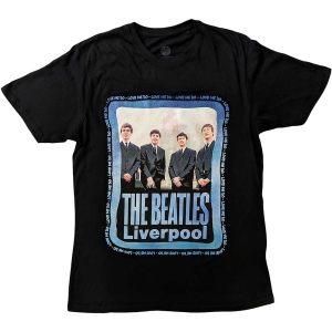 The Beatles - Pierhead Frame Uni Bl ryhmässä MERCH / T-paita / Rockoff_Nya April24 @ Bengans Skivbutik AB (5529009r)