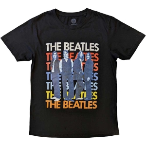 The Beatles - Iconic Multicolour Uni Bl ryhmässä MERCH / T-paita / Rockoff_Nya April24 @ Bengans Skivbutik AB (5529010r)